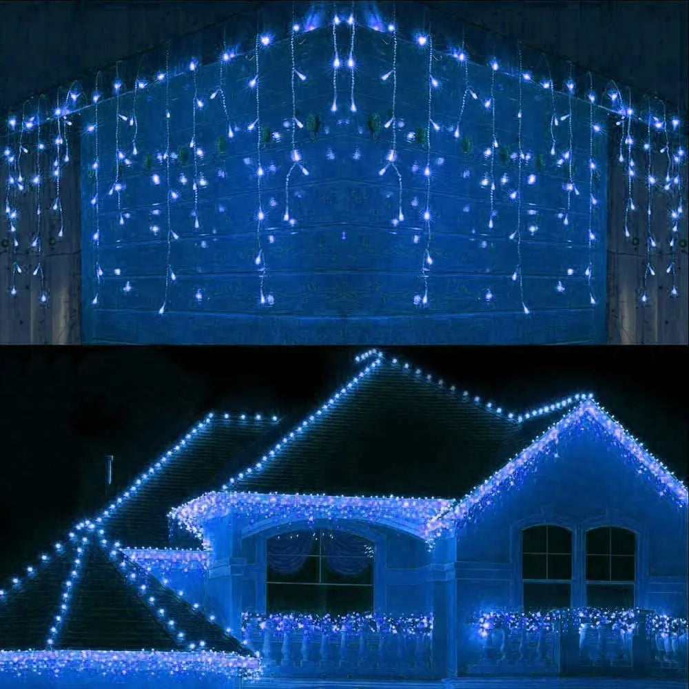 IP65 7-20M LED Christmas Icicle Lights For Street Eave Decor - Lumaz