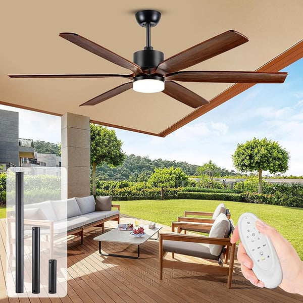 Lumaz Outdoor Ceiling Fans with lights