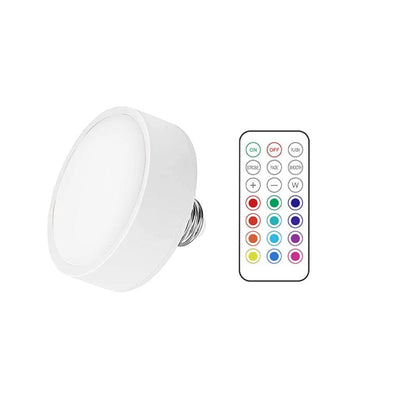 E26/E27 Base RGB Color Remote Control Under Cabinet Led Puck Lights - Lumaz