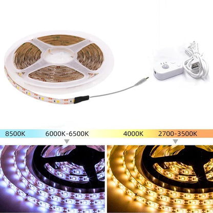 5V Battery Power LED Strip Light SMD 2835 60LED Cabinet Lights - Lumaz