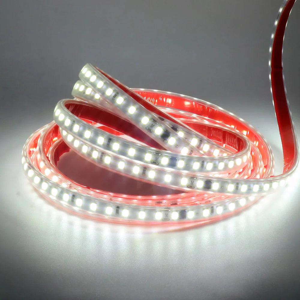 220V SMD 2835 IP65 Waterproof Flexible LED Strip Light With IC Rectifier, 120LEDs - Lumaz