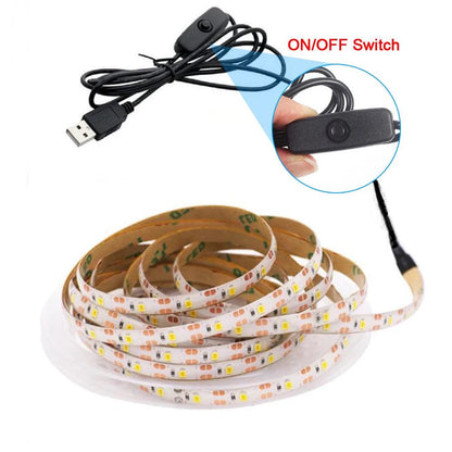 5V USB Power LED Strip Light SMD 2835 60LED - Lumaz