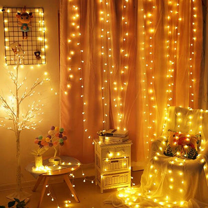 Led Ball String Lights With USB/Battery Operated, Outdoor Globe Fairy Light