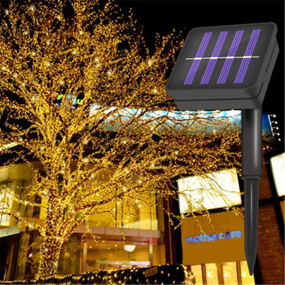 7m/12m/22m Led Christmas Lights, Waterproof Solar Outdoor String Lights