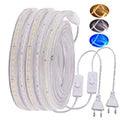 220V IP67 Waterproof 360 Round Neon Led Strip Light With SMD 2835 Tube Flexible Rope Lights - Lumaz