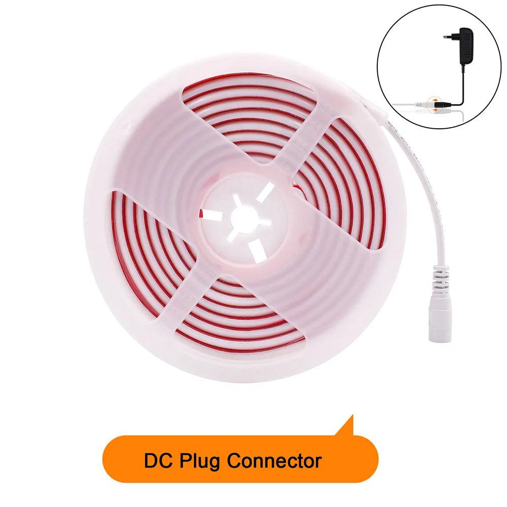 24V IP68 Waterproof COB LED Strip Light Flexible Tape 320LEDs Bright Liner Lighting RA90 - Lumaz