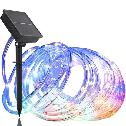 Solar Led Tube Rope Lights For Outdoor Garden Christmas Decoration - Lumaz