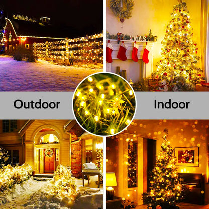 Solar Outdoor String Lights Waterproof Christmas Lights For Patio Garden Decor - Lumaz