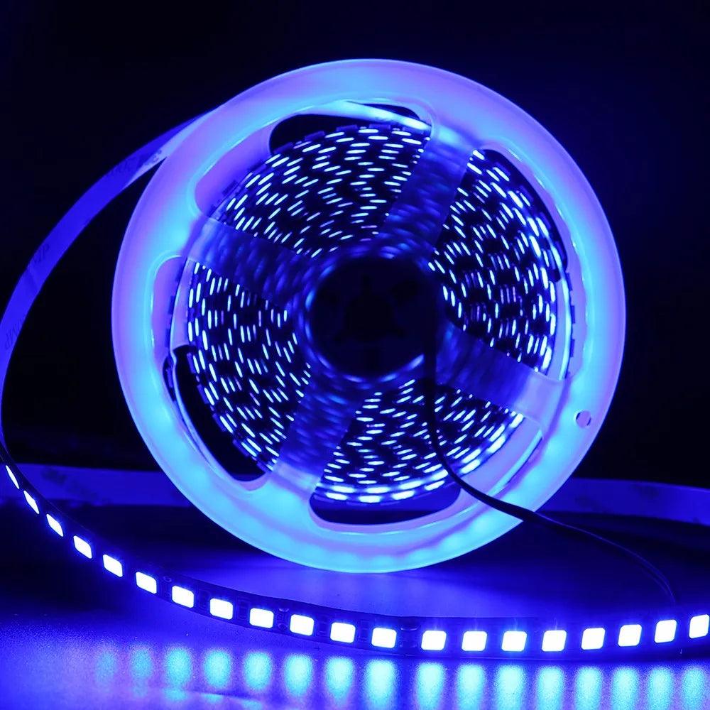 12V LED Strip Light SMD 5630 RGB 120led 60LED 240LED With 9 Colors 5M - Lumaz