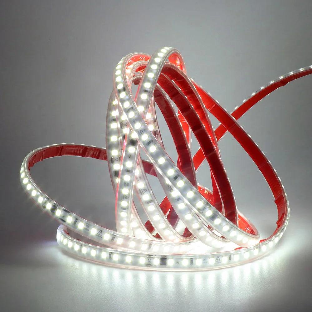 220V SMD 2835 IP65 Waterproof Flexible LED Strip Light With IC Rectifier, 120LEDs - Lumaz