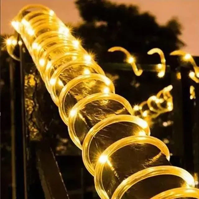 Solar Led Tube Rope Lights For Outdoor Garden Christmas Decoration - Lumaz