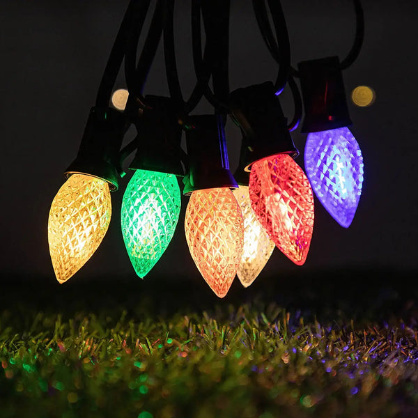 Lumaz Colorful C7 Led String Lights 110V/220V Street Garland Light Waterproof Shatterproof Outdoor Christmas Decoration