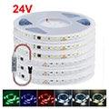 12V SMD 2025/2835 IP65/IP67 Waterproof LED Strip Light With 120/240/480 LEDs, Flexible Cabinet Lingting - Lumaz