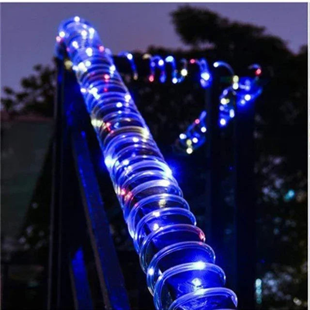 Solar Led Tube Rope Lights For Outdoor Garden Christmas Decoration - Lumaz