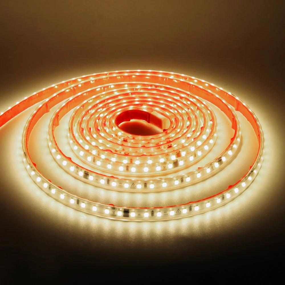 220V SMD 2835 IP65 Waterproof Flexible LED Strip Light With IC Rectifier, 120LEDs - Lumaz