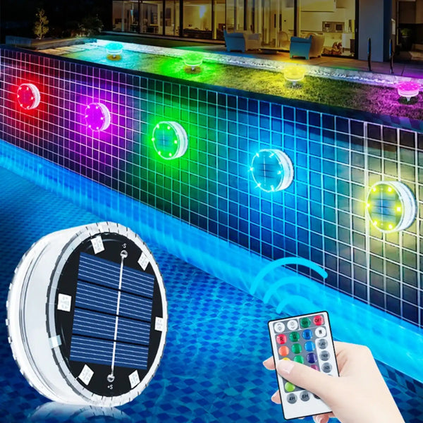lampes solaires pour piscine