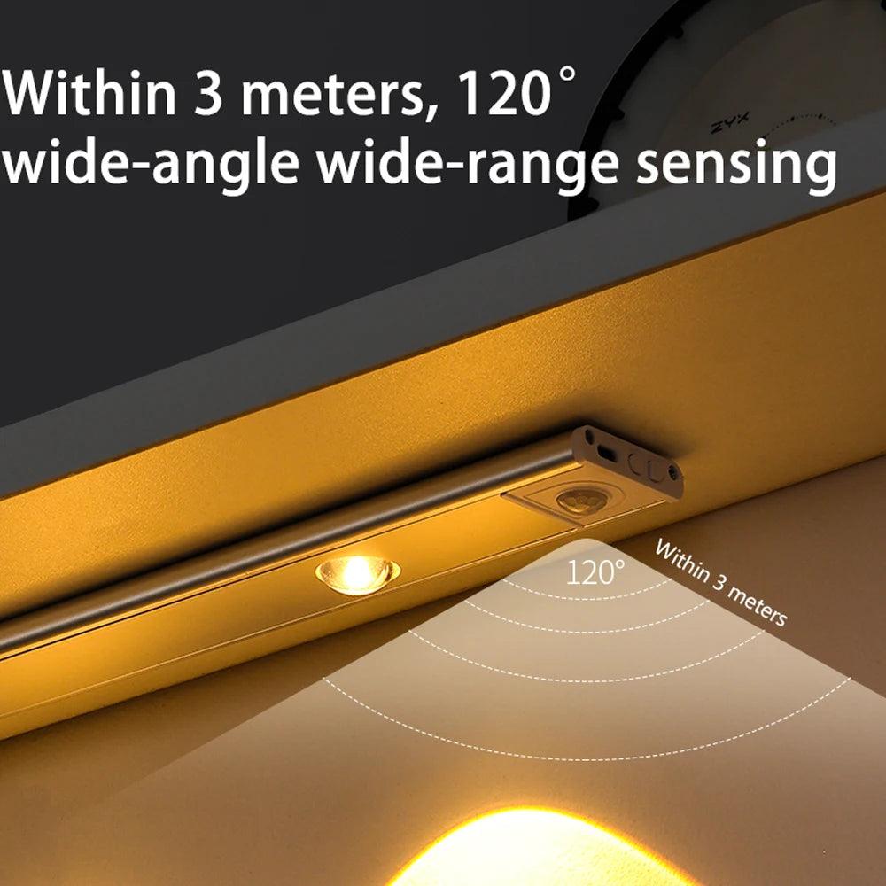 Battery Operated and Motion Sensor Under Cabinet LED Light Bar - Lumaz