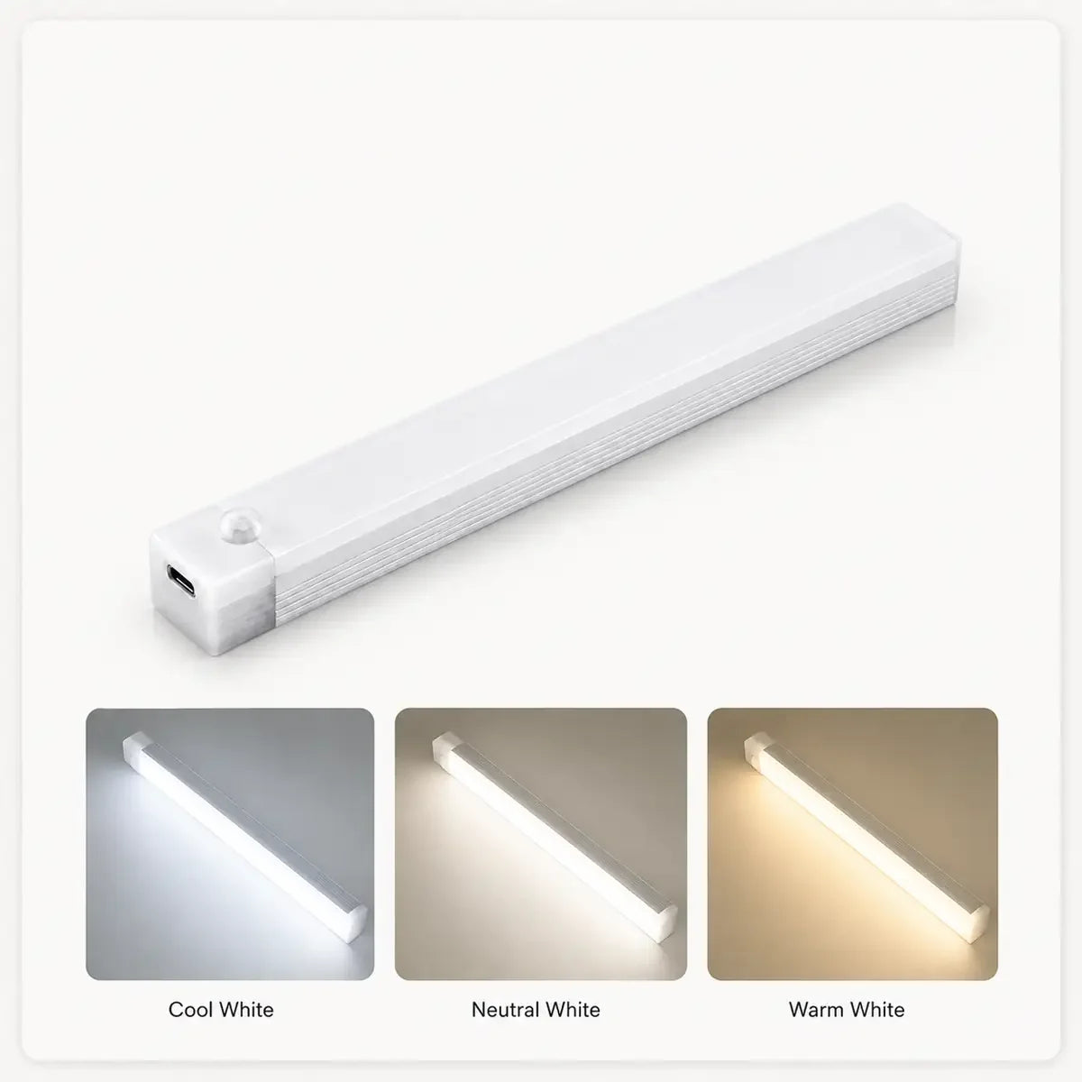 Tragbare LED-Unterbauleuchte – Bewegungssensor, USB-C wiederaufladbar