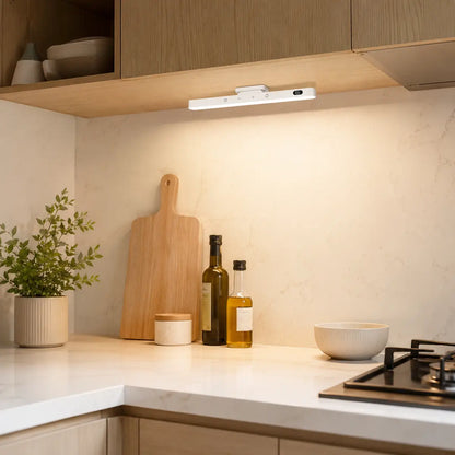 2500mAh Rechargeable Under Cabinet LED Light Bar - Three-Color Light, Magnetic Base