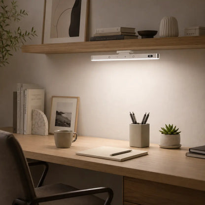 2500mAh Rechargeable Under Cabinet LED Light Bar - Three-Color Light, Magnetic Base