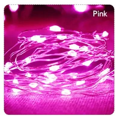 Battery Powered Copper Wire LED Fairy String Lights Lumaz - Lumaz