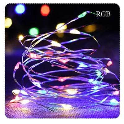 Battery Powered Copper Wire LED Fairy String Lights Lumaz - Lumaz