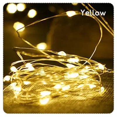 Battery Powered Copper Wire LED Fairy String Lights Lumaz - Lumaz