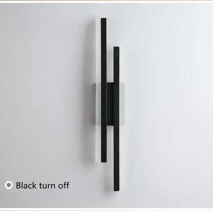 Bedroom LED Wall Light Copper Line Pipe Acrylic Lampshade for Indoor Lighting