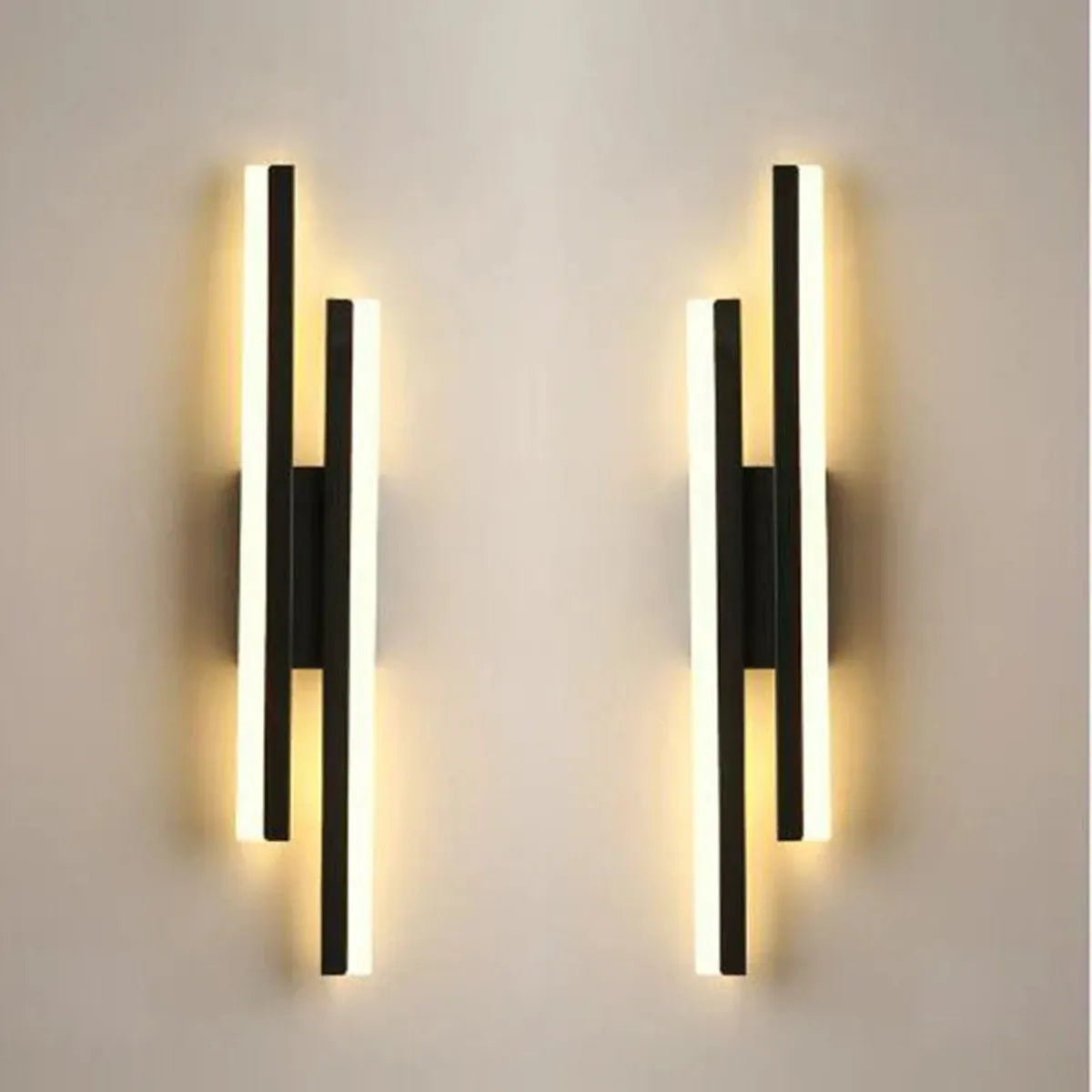 Bedroom LED Wall Light Copper Line Pipe Acrylic Lampshade for Indoor Lighting