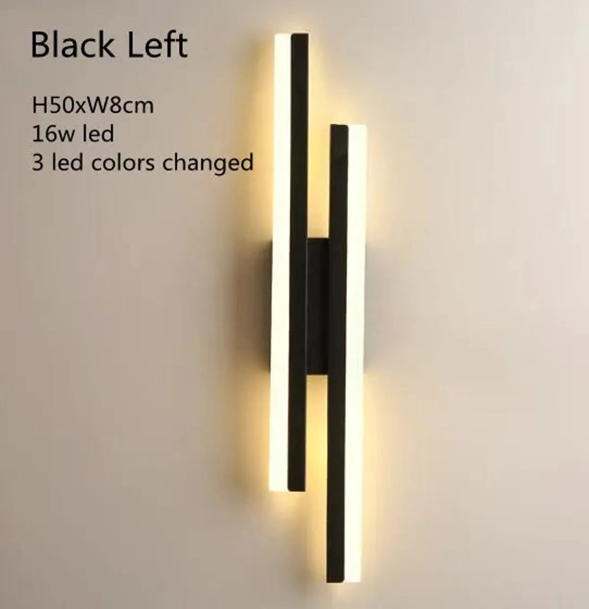 Bedroom LED Wall Light Copper Line Pipe Acrylic Lampshade for Indoor Lighting