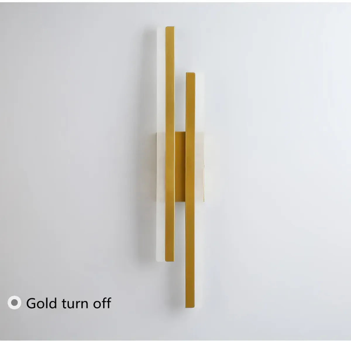 Bedroom LED Wall Light Copper Line Pipe Acrylic Lampshade for Indoor Lighting