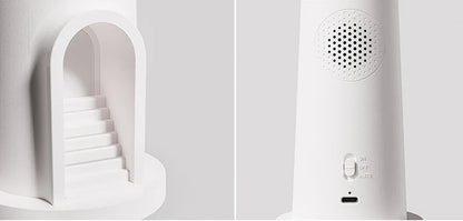 Bluetooth-Musik-Bewegungssensor-Leuchtturmlampen-Mondlampen-Projektions-Nachtlicht