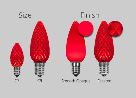 Ampoule Lumaz c7 c9 taille finition