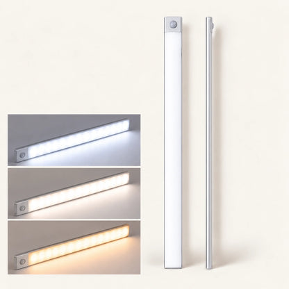 Wiederaufladbare kabellose LED-Unterbauleuchte – Bewegungssensor, 3 Farbtemperaturen, USB-C