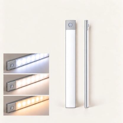 Wiederaufladbare kabellose LED-Unterbauleuchte – Bewegungssensor, 3 Farbtemperaturen, USB-C