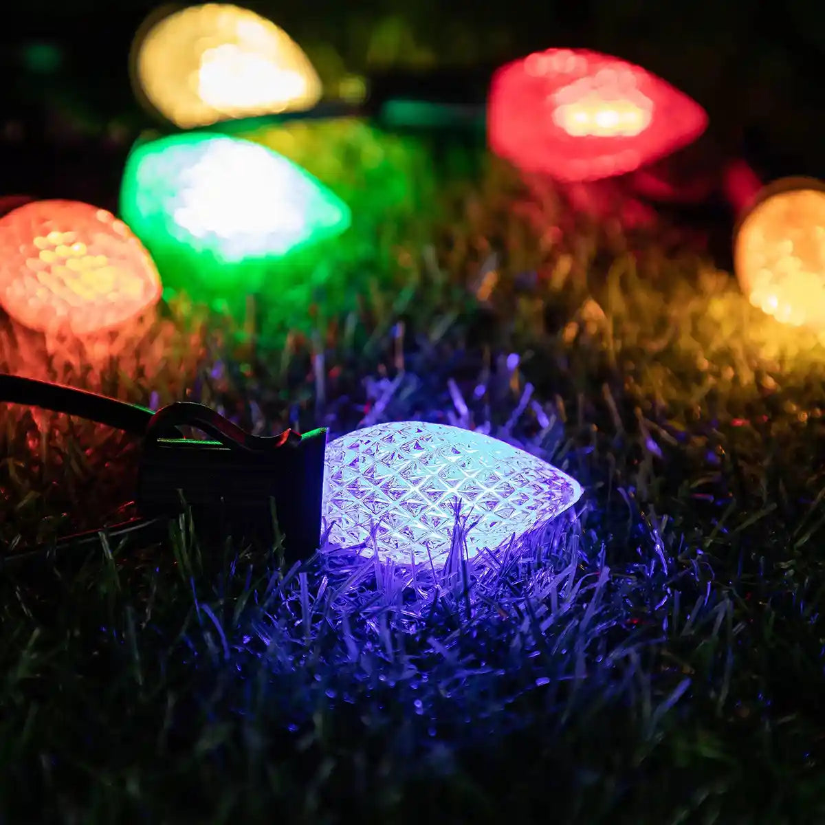 Colorful C7 Led String Lights 110V/220V Street Garland Light Waterproof Shatterproof Outdoor Christmas Decoration - Lumaz