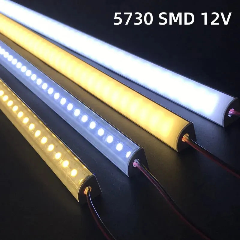 Led V Shape V-Shaped Under Cabinet LED Light Bar - 12V Aluminum Channel, 36 LEDs ...