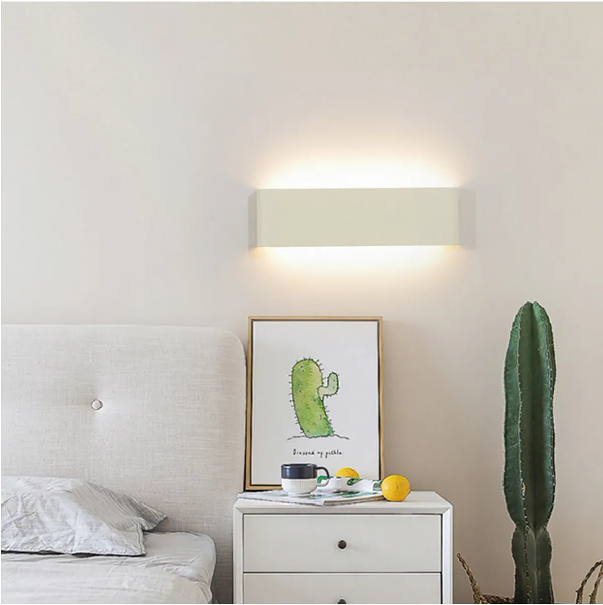 Modern Minimalist LED Wall Light Aluminum Dimmable Led Wall Lamp for Living Room
