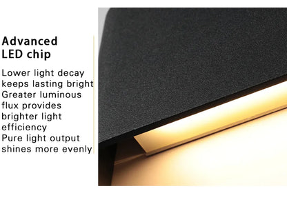 Modern Minimalist LED Wall Light Aluminum Dimmable Led Wall Lamp for Living Room