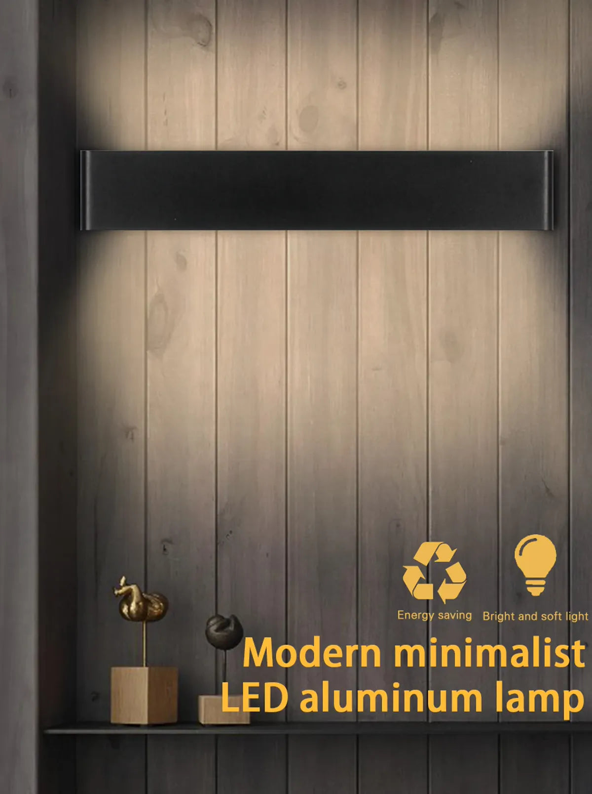 Modern Minimalist LED Wall Light Aluminum Dimmable Led Wall Lamp for Living Room