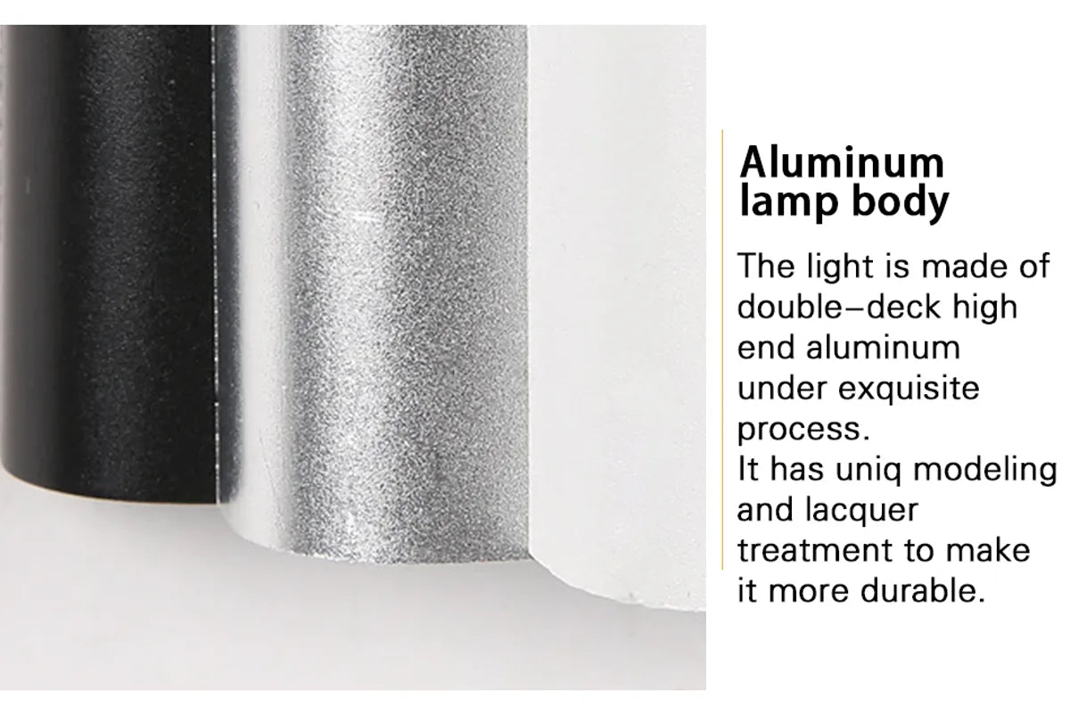 Modern Minimalist LED Wall Light Aluminum Dimmable Led Wall Lamp for Living Room