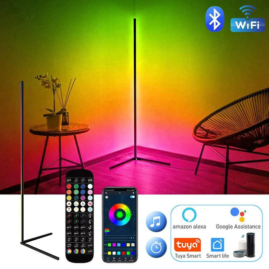 Dimmable RGB Smart LED Floor Lamp - Lumaz