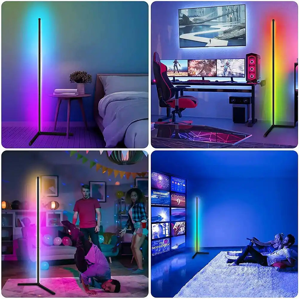 Dimmable RGB Smart LED Floor Lamp - Lumaz