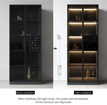 Dimmable Under Cabinet COB LED Strip Lights with Hand Touch Motion Sensor Switch