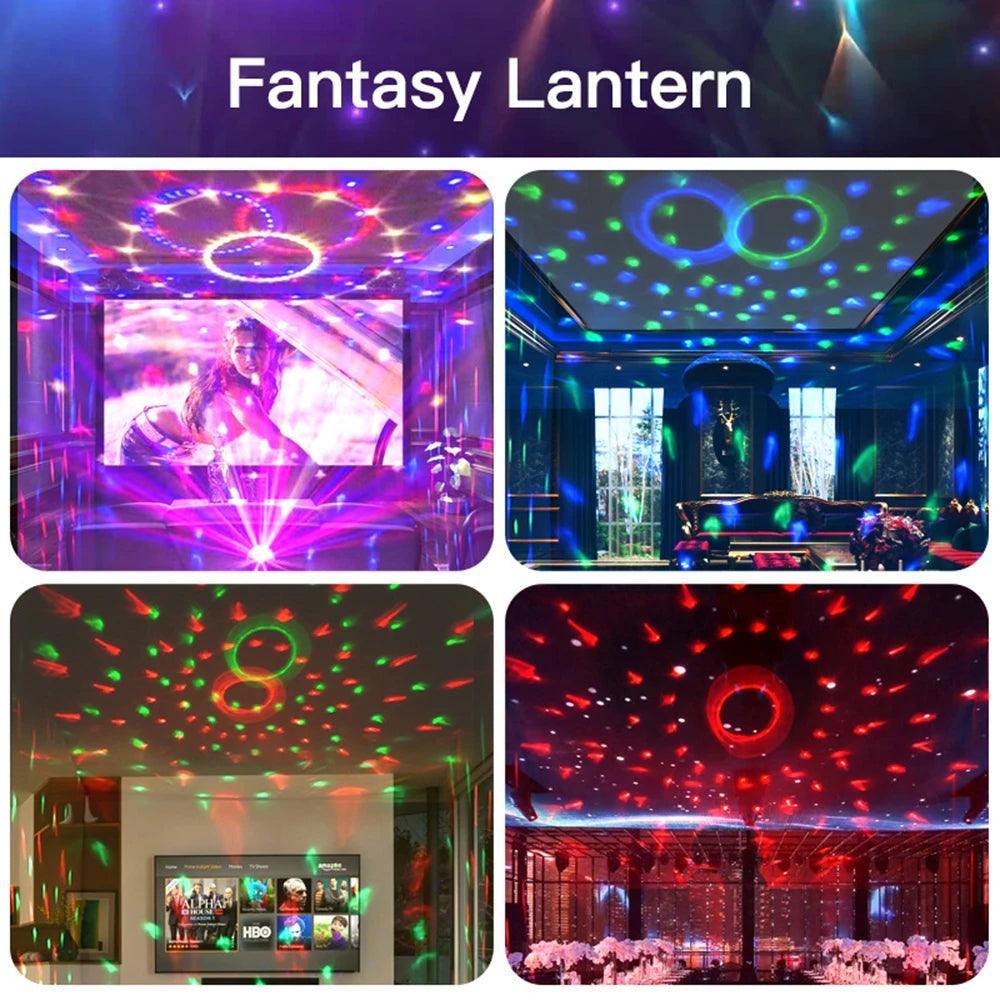 Disco Ball Rotating Stage LED Light - Lumaz