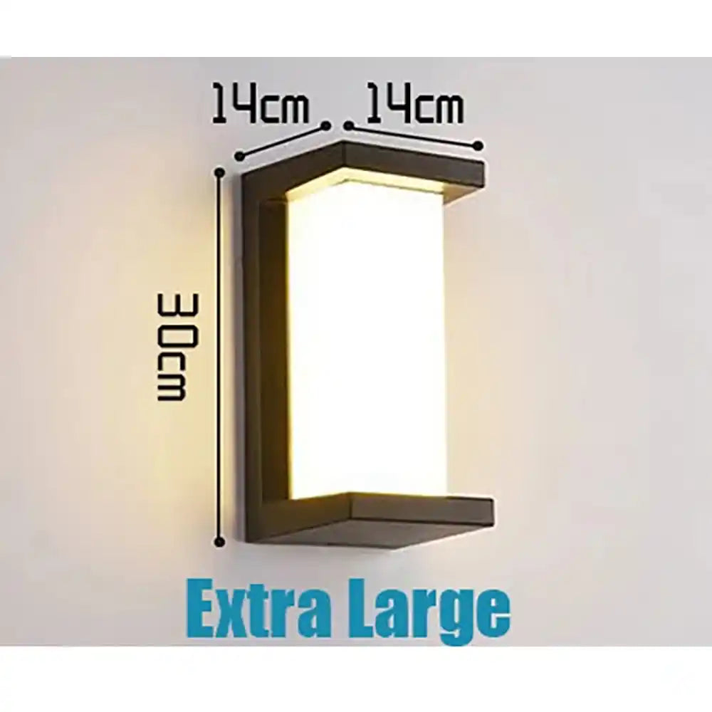 Extra Large LED Outdoor Wall Lights Waterproof Motion Sensor Outdoor Lighting