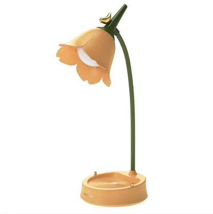 Flower LED Desk Lamp Multi-function Student Reading Lamp Eye Protection Table Light