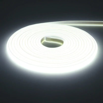 High-Density COB Neon Strip Light - 220–240V EU Plug, IP67, 288 LEDs/m