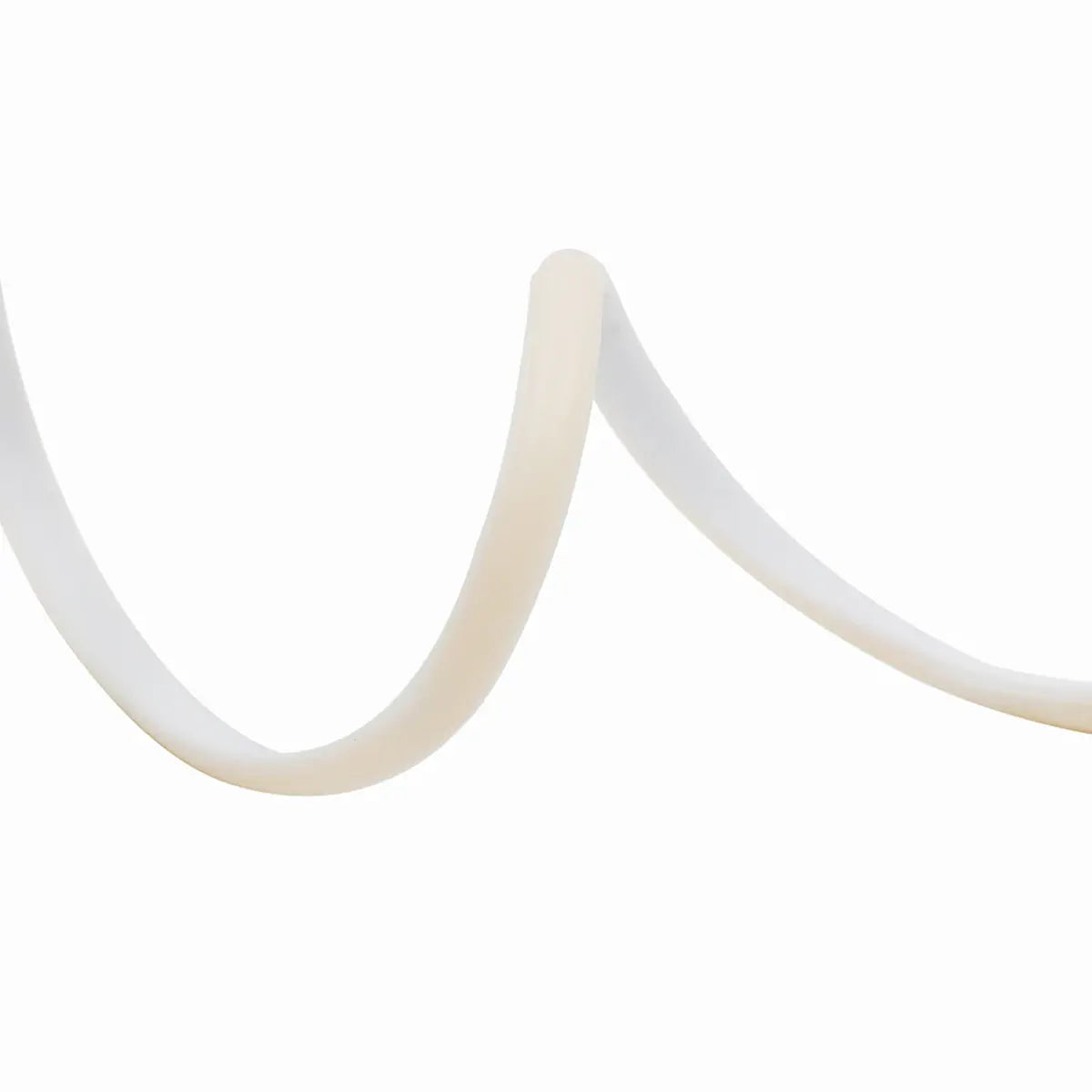 Unlit COB neon tube demonstrating a tight bend