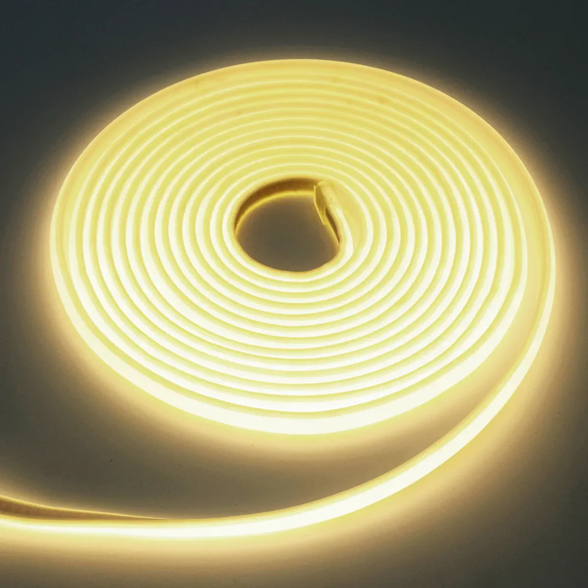 High-Density COB Neon Strip Light - 220–240V EU Plug, IP67, 288 LEDs/m